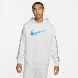 Nike Sportswear Repeat Mens Pullover Fleece Hoodie - White