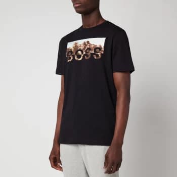 BOSS Casual Mens Tyro 3 Crewneck T-Shirt - Black - L