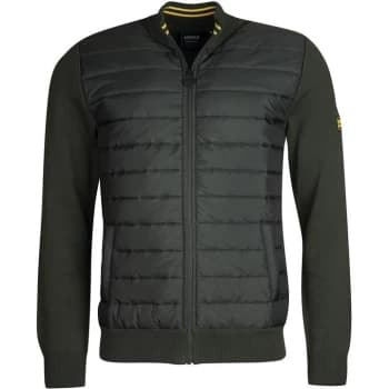 Barbour International Legacy Baffle Zip Through Sweatshirt - Green