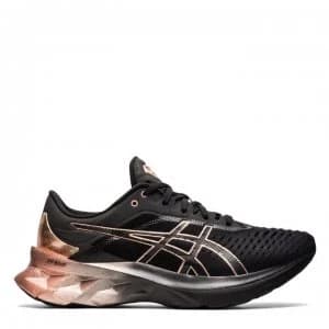 Asics Novablast Platinum Running Shoes Ladies - Black/Gold