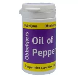 Obbekjaers Oil Of Peppermint 90 Capsules
