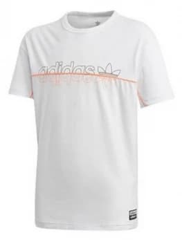 Adidas Originals Childrens Tee - White