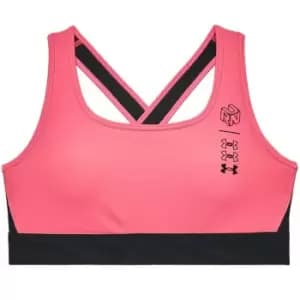 Under Armour Crossback Run Sports Bra Womens - Pink