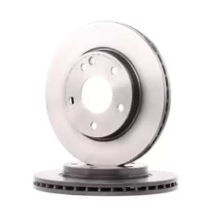 PAIR PAINTED BREMBO BRAKE DISCS 09.7359.21