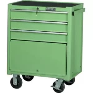 Green 3-Drawer Professional Roller Cabinet - Green - Kennedy-pro