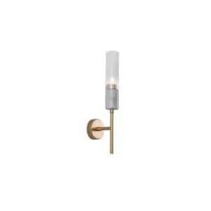 Arkados Wall Light 1x G9 Max 9W Marble-Glass Gold Matt