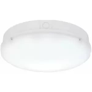 Gloss White IP65 Bulkhead Light - 18W cct smd LED Module - Emergency Lighting