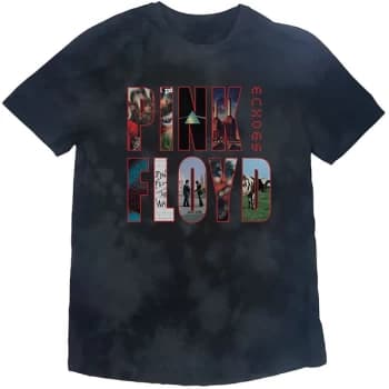 Pink Floyd - Echoes Album Montage Unisex Large T-Shirt - Black