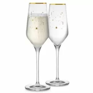 Vivo by Villeroy & Boch Set of 6 Limited Edition Crystalline Champagne Glasses - 252 ml