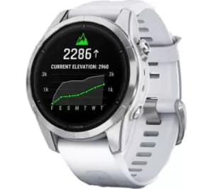 Garmin epix Pro - Silver & Whitestone, 42 mm, Silver/Grey,White