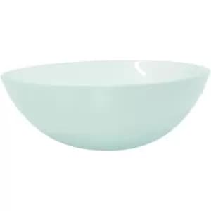 Vidaxl - Basin Glass 50x37x14cm Frosted Cream