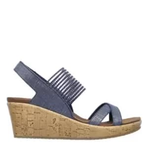 Skechers Vamp Sling Back Sandal W L - Blue