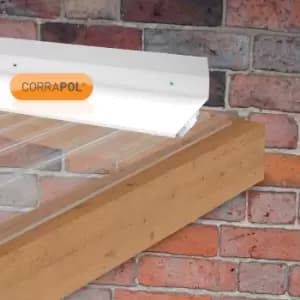 Corrapol Wall Top Flashing White 3M