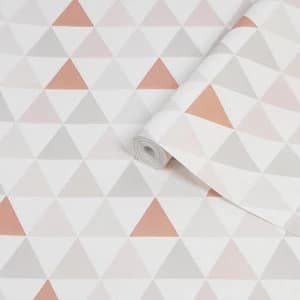 Graham and Brown Super Fresco Tarek Wallpaper - Rose Gold