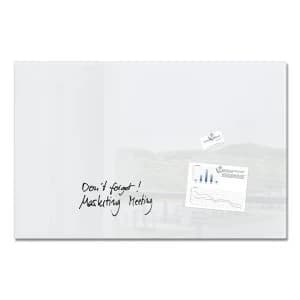 Sigel Artverum High Quality Tempered Glass Magnetic Board with Fixings 1000x650mm White