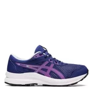 Asics Contend 8 GS Jnr Running Shoes - Blue