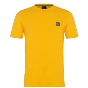 Hugo Boss Tales 1 Chest Logo T-Shirt Medium Yellow Size S Men