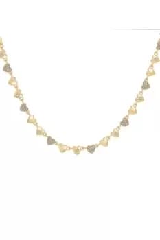 Gold 'I HEART You' Sparkle Necklace