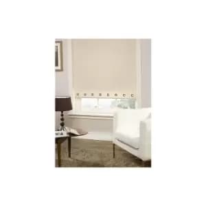 Emma Barclay Square Eyelet Roller Blinds Cream Size: W90cm x D165cm