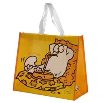 Simon & Cat Yellow Shopping Bag