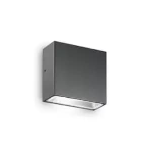 Tetris 1 Light Outdoor Wall Light Anthracite IP44, G9