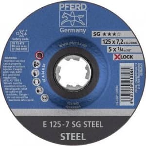 PFERD 62211225 Grinding disc (off-set) 125mm 10 pc(s)