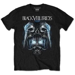 Black Veil Brides - Metal Mask Unisex Large T-Shirt - Black