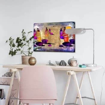 4570ABSC - 017 Multicolor Decorative Canvas Painting