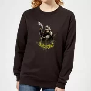 The Lord Of The Rings Gimli Womens Sweatshirt - Black - L - Black