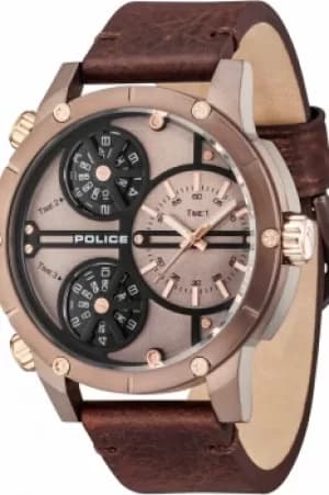 Mens Police Rattlesnake Watch 14699JSBN/12