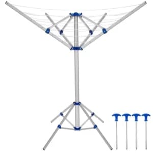 Clothes Airer Aluminium 168cm