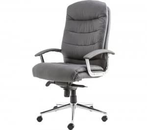 Alphason Empire AOC8218GRY Leather Tilting Executive Chair