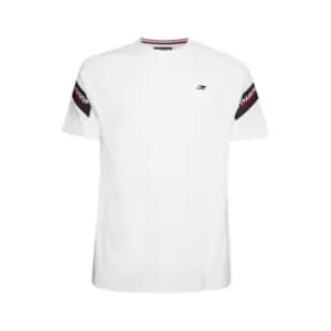 Tommy Sport Tape Short Sleeve T Shirt - White