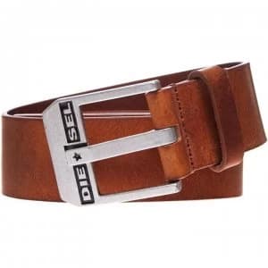 Diesel Bluestar Leather Belt - Tan
