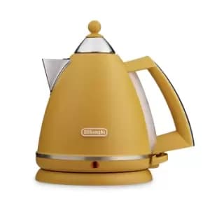 DeLonghi KB3016.Y Argento Silva Kettle - Yellow