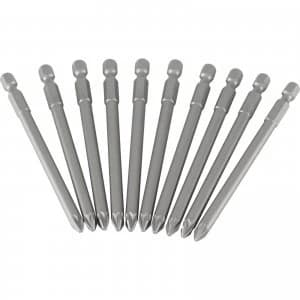 Stanley Pozi Screwdriver Bit PZ2 100mm Pack of 10