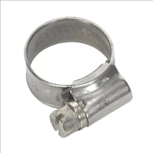 Genuine SEALEY SHCSSM00 Hose Clip Stainless Steel Ø13-19mm Pack of 10