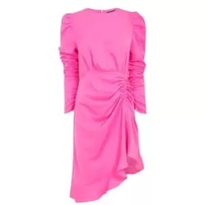I Saw It First Rucherd Dress - Pink