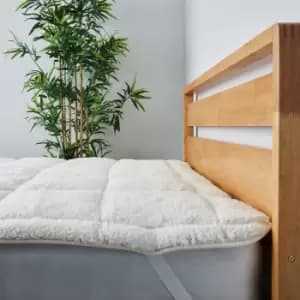 BHS Home Teddy Bear Fleece Mattress Topper - Double