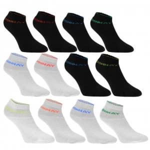 Donnay Quarter Socks 12 Pack Childrens - Bright Asst