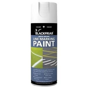 Blackfriar White Matt Multi-surface Line-marking spray Paint 400ml