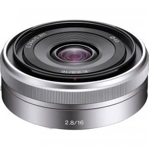 Sony E 16mm f2.8 Pancake Lens SEL16F28