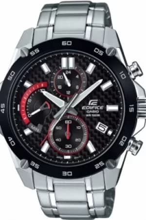 Mens Casio Edifice Carbon Fibre Retrograde Chronograph Watch EFR-557CDB-1AVUEF