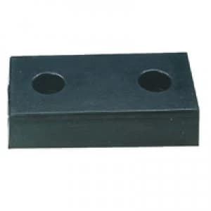 Slingsby VFM Black Heavy Duty Loading Dock Bumper 2-Hole 330103