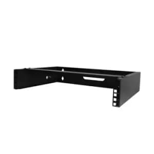 StarTech.com 2U Wall Mount Network Rack - 14In. Deep (Low Profile) - 19" Patch Panel Bracket for Shallow Server IT Equipment Network Switches - 77lbs/