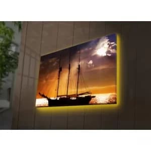 4570DACT-75 Multicolor Decorative LED Lighted Canvas Painting