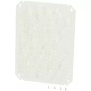 Fibox 4850072 NEO MPI 4232 Multiperforated plastic mounting plate 375x265x3mm