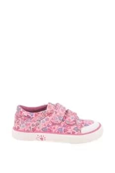 Loveheart Girls Infant Canvas Shoes