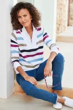 Weekend Zip Neck Sweatshirt