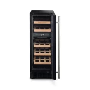 Rangemaster RWC3018BL/ 30cm 18 Bottle Wine Cabinet, Black